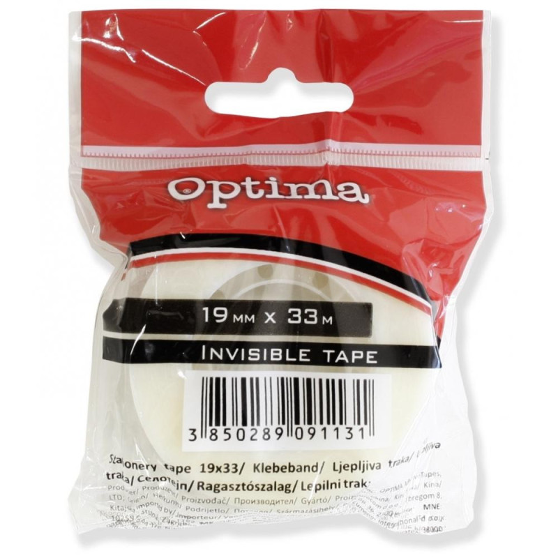 Lepilni trak 19mm x 33m, nevidni