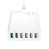 USB polnilec Blitzwolf BW-S15, 6x USB, 60W, QC 3.0