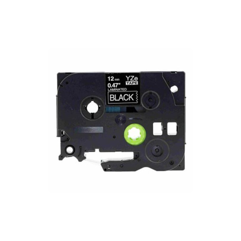 Trak Brother TZe-335 črn/bel 12mm (kompatibilni)