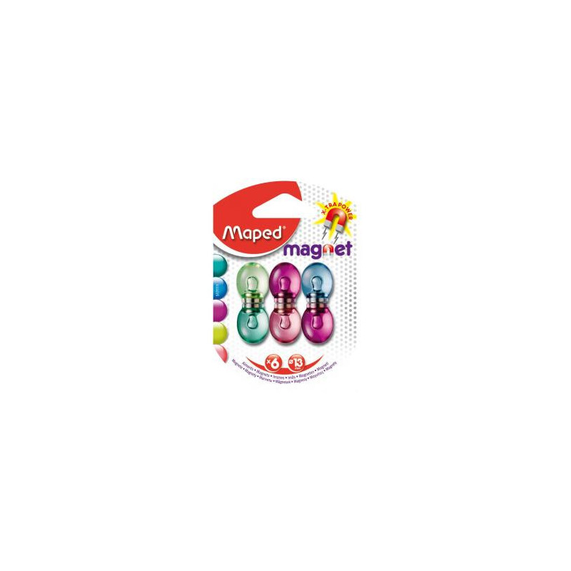 Magneti Maped Fancy, figurica, 6 kosov, 13mm